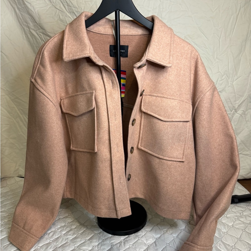 Love Tree Blush Utility Jacket